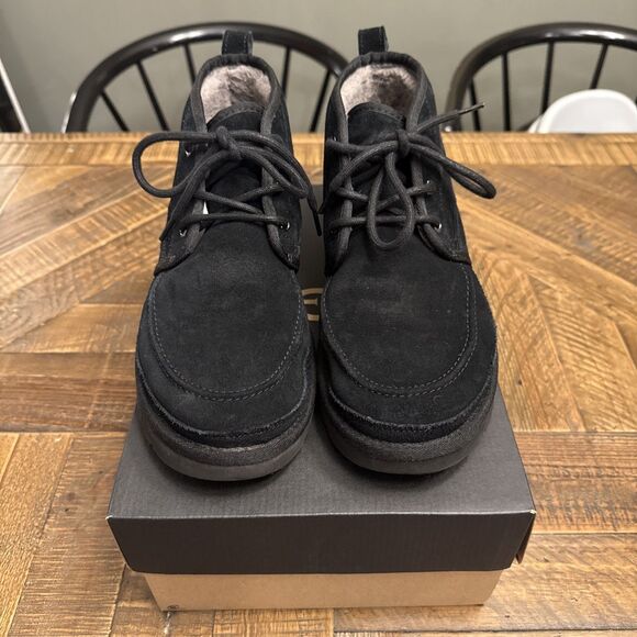 UGG Men’s Neumel Moc Boot Black Suede Size 9 Casual Chukka Comfort Shoes main image 8